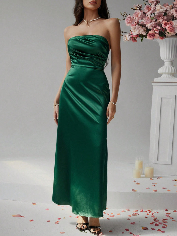 Rochie maxi SHEIN, verde