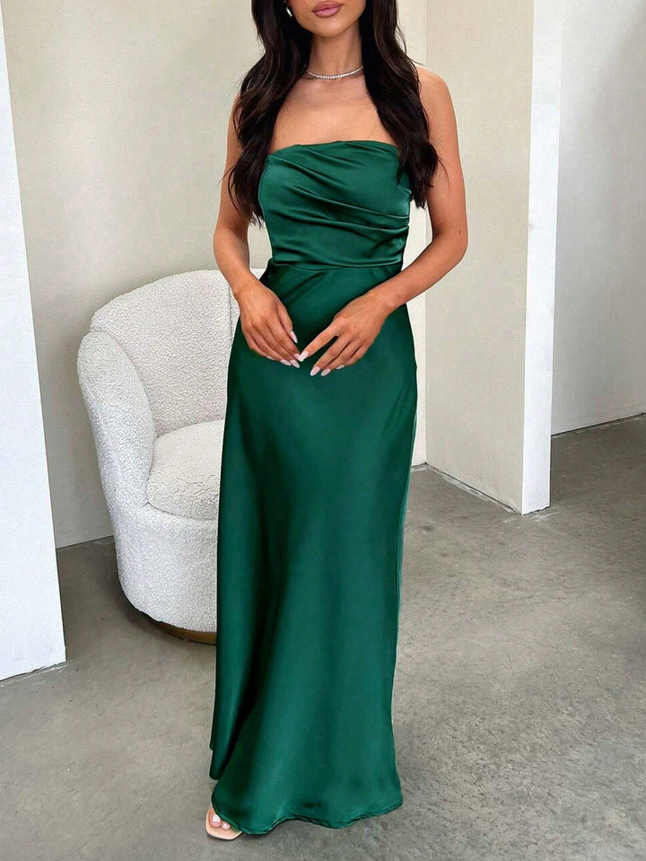 Rochie maxi SHEIN, verde