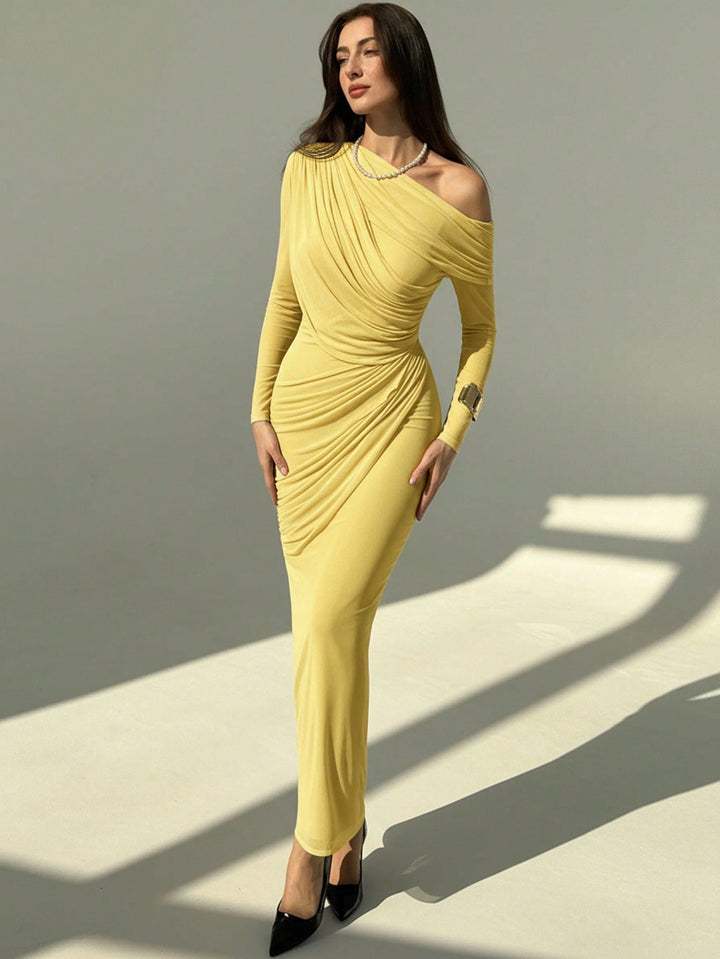 Rochie maxi SHEIN, galben