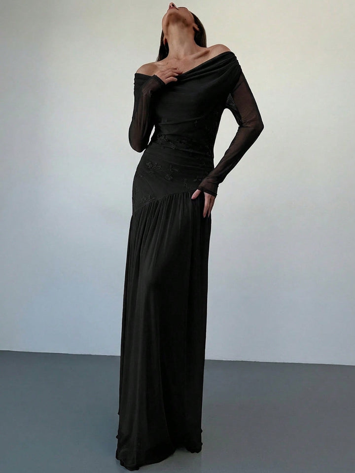 Rochie maxi SHEIN, negru