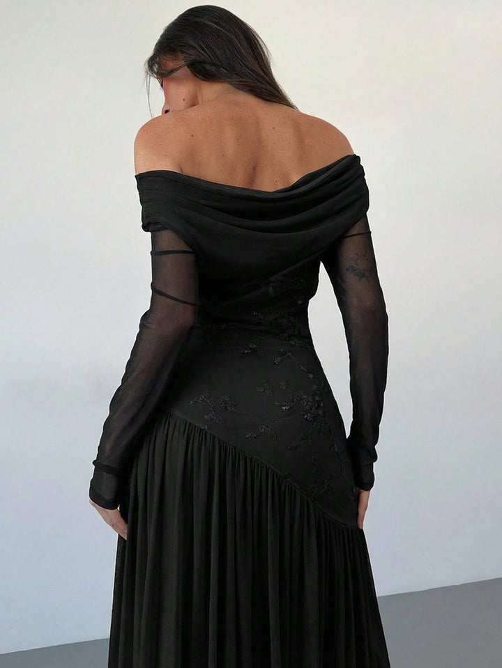 Rochie maxi SHEIN, negru