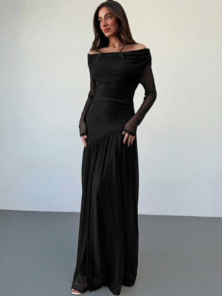 Rochie maxi SHEIN, negru