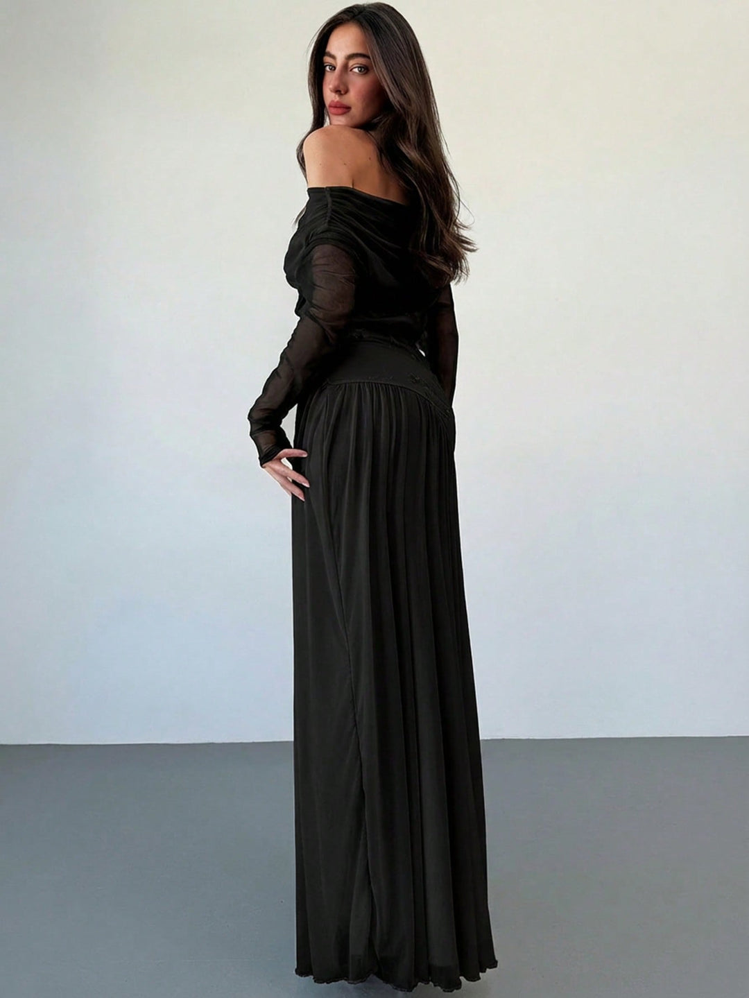 Rochie maxi SHEIN, negru