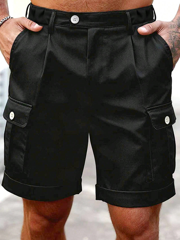 Pantaloni scurți SHEIN, negru