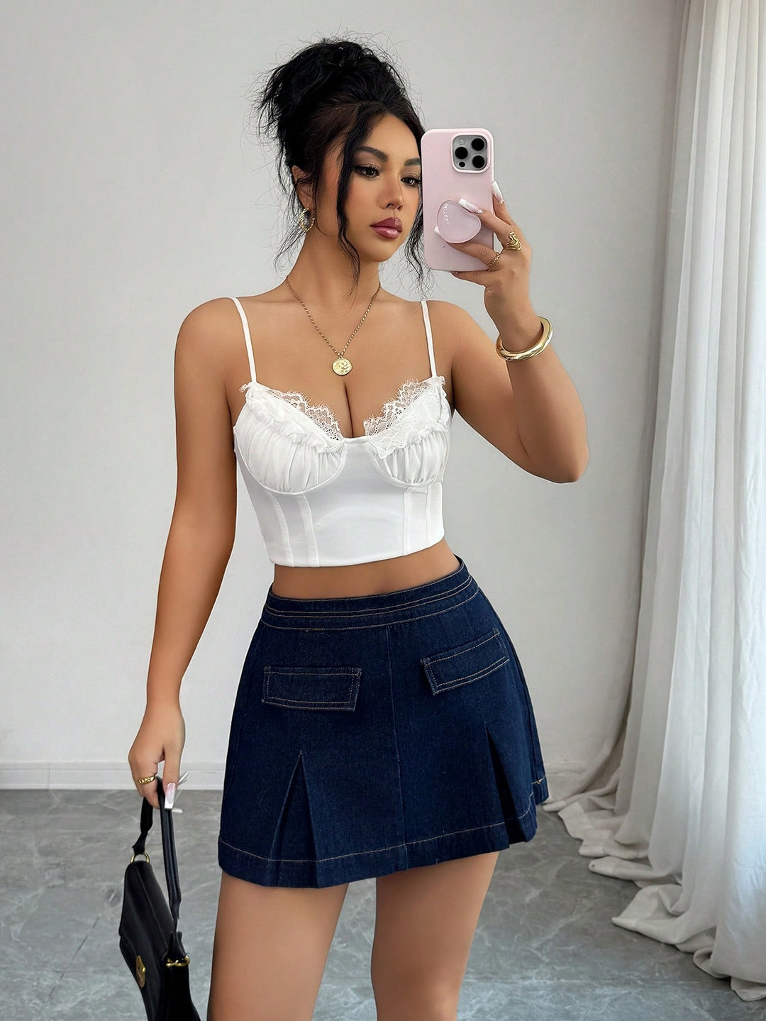SHEIN mini szoknya, kék