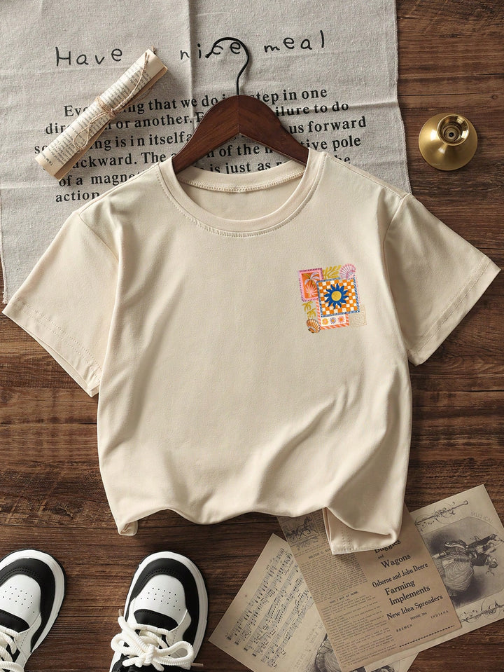 Tricou SHEIN, bej