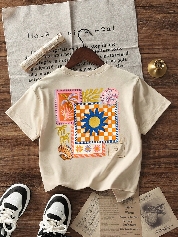 Tricou SHEIN, bej