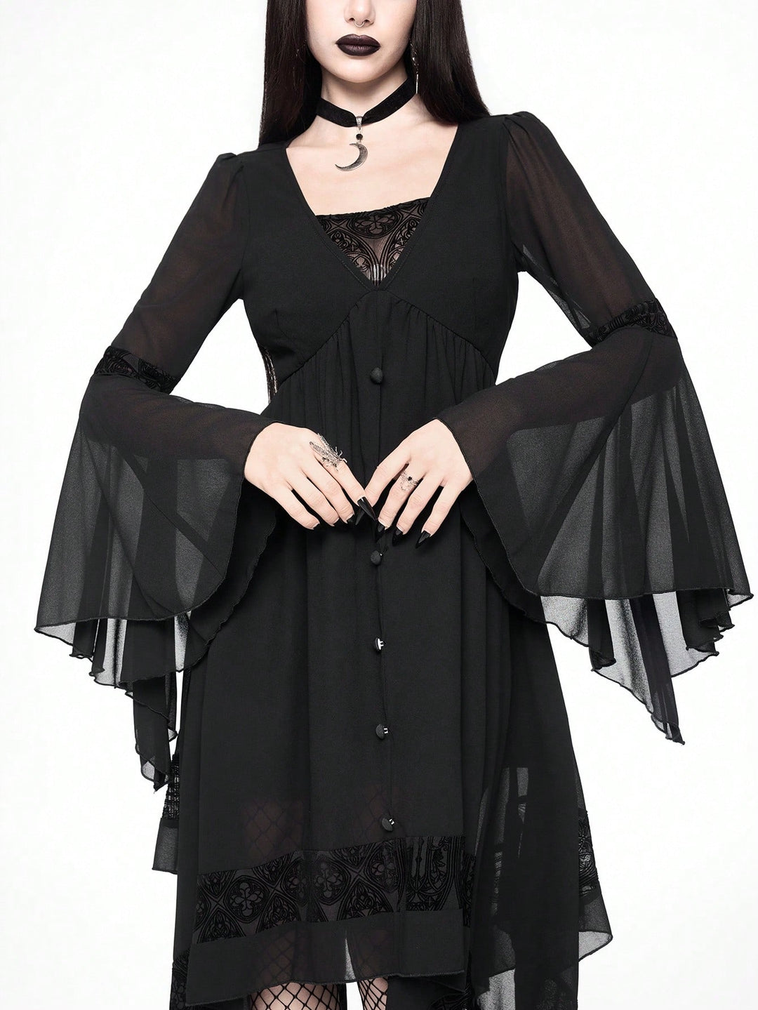 Rochie maxi SHEIN, negru