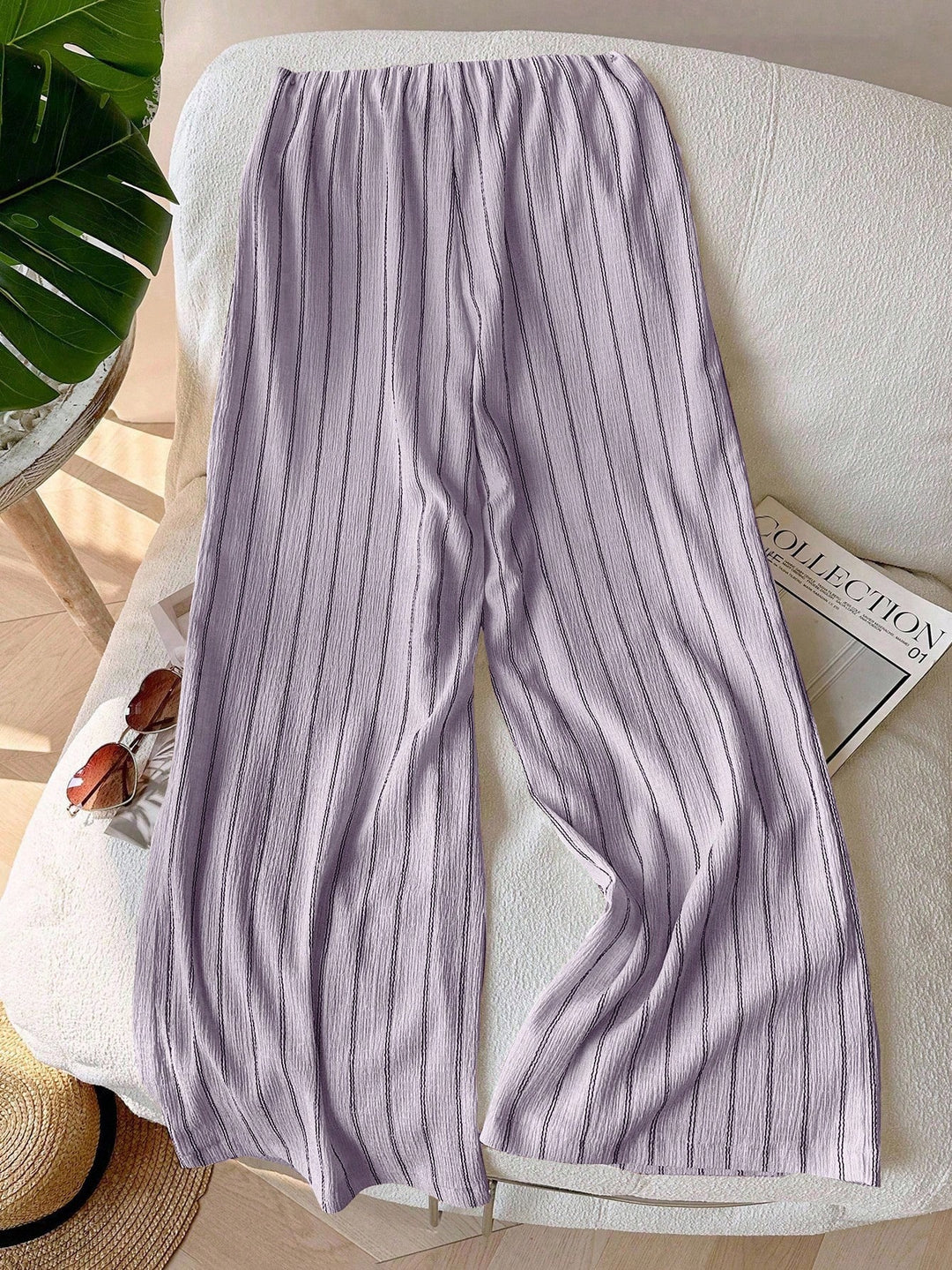 Pantaloni SHEIN, mov