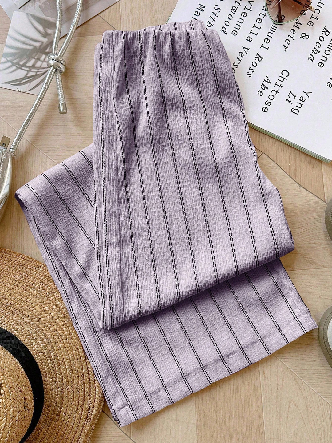 Pantaloni SHEIN, mov