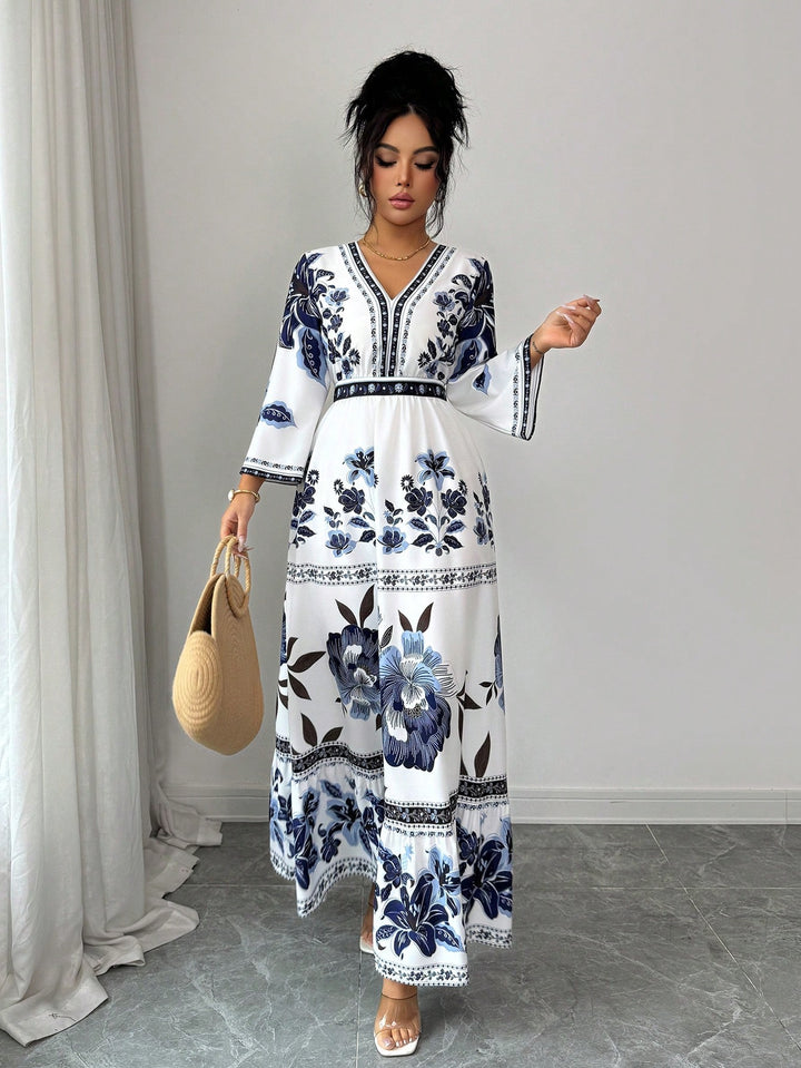 Rochie maxi SHEIN, mix culori