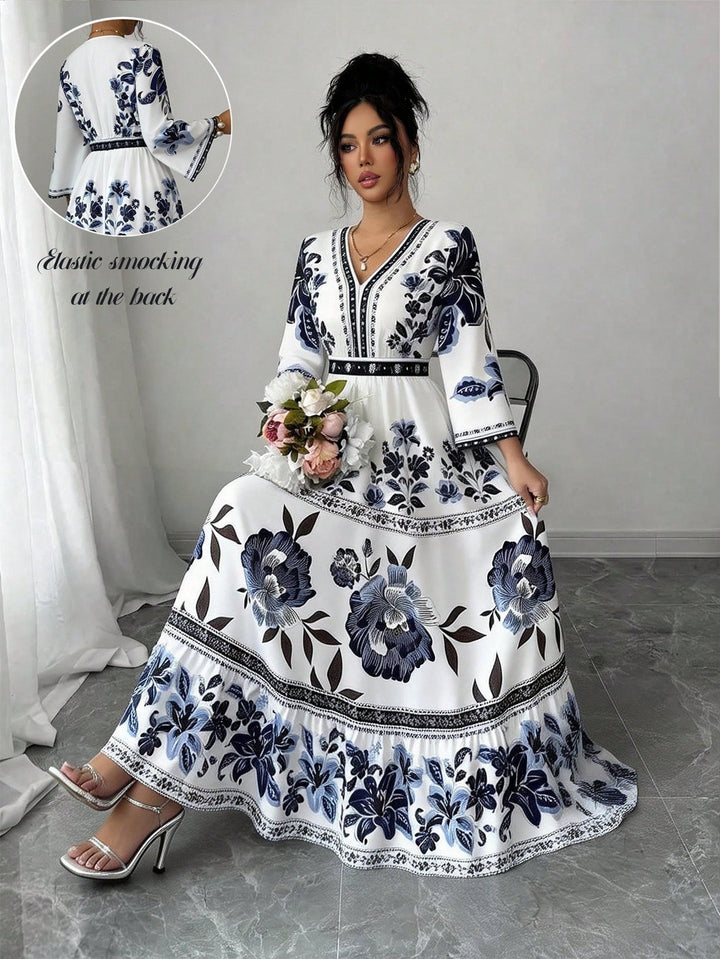 Rochie maxi SHEIN, mix culori