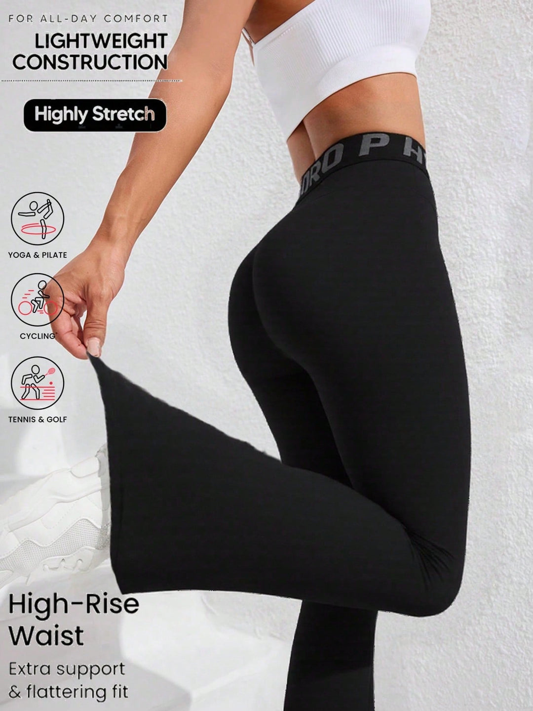 Pantaloni SHEIN, negru