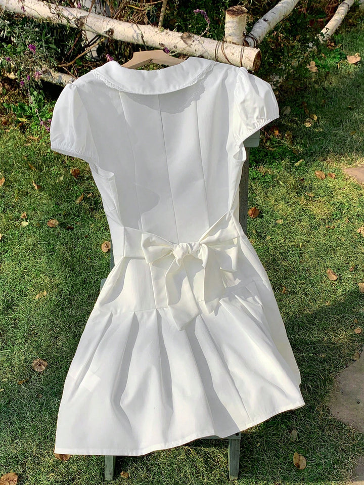 Rochie mini SHEIN, alb