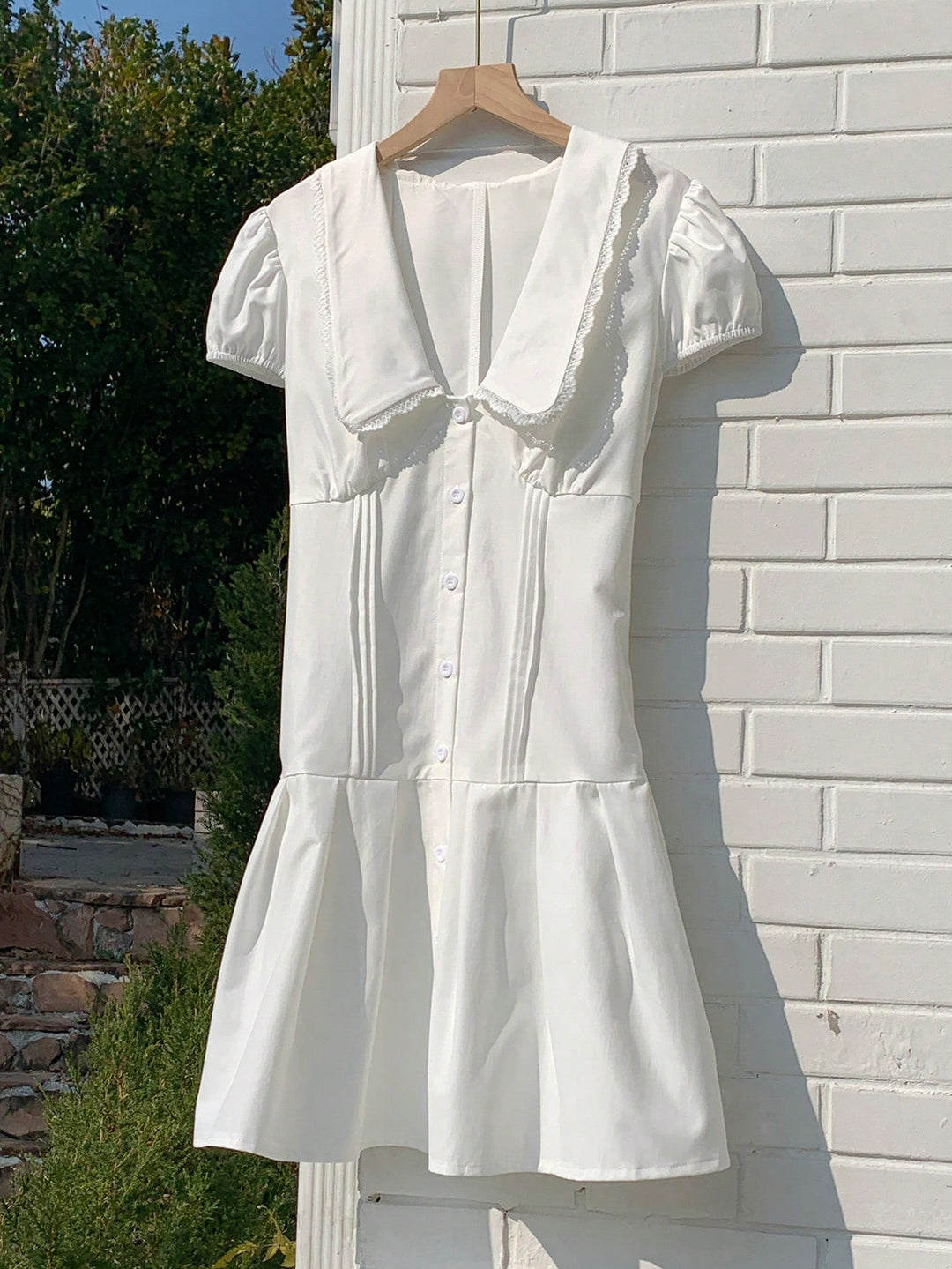 Rochie mini SHEIN, alb