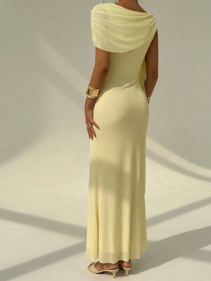 Rochie maxi SHEIN, galben