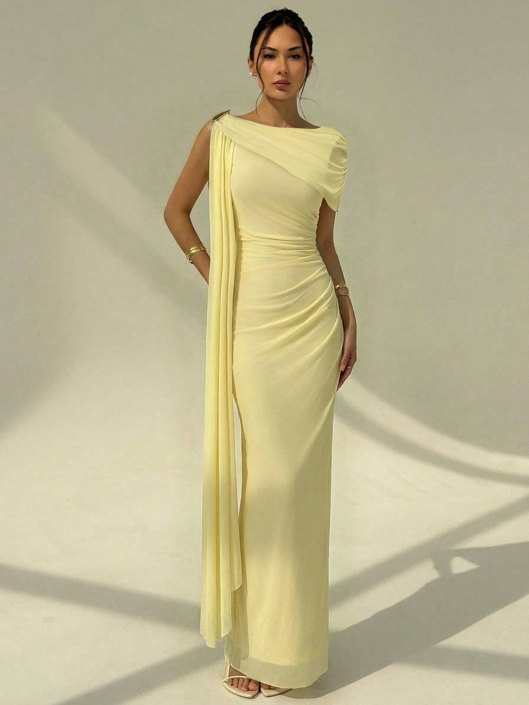 Rochie maxi SHEIN, galben