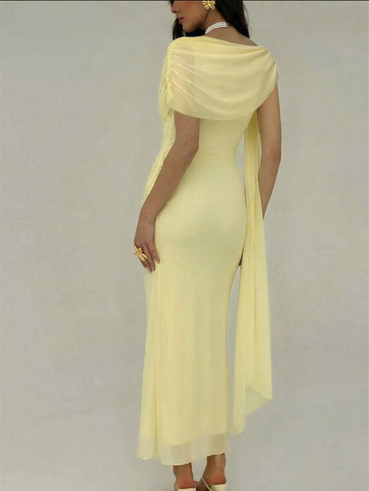 Rochie maxi SHEIN, galben