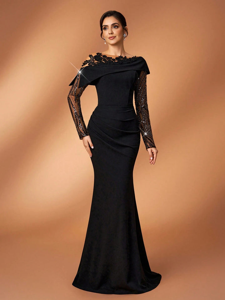 Rochie de ocazie SHEIN, negru