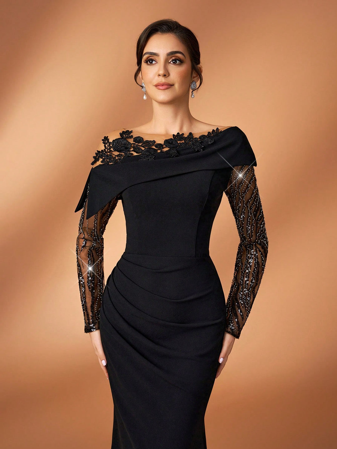 Rochie de ocazie SHEIN, negru