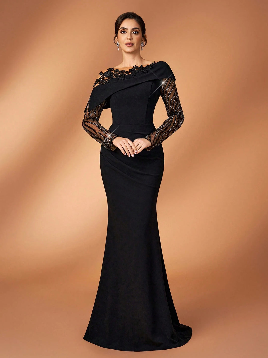 Rochie de ocazie SHEIN, negru