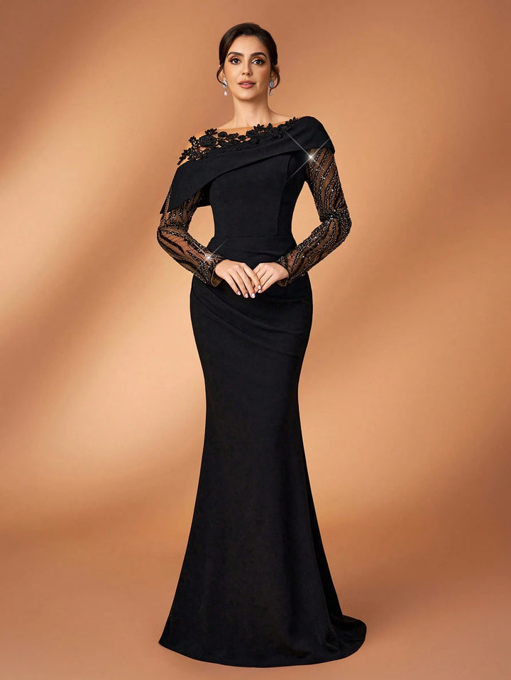 Rochie de ocazie SHEIN, negru