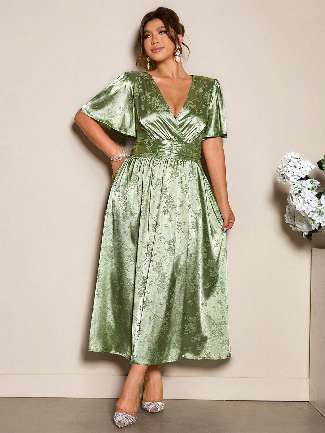 Rochie SHEIN, verde