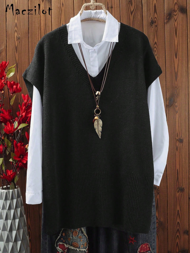Vestă SHEIN, negru
