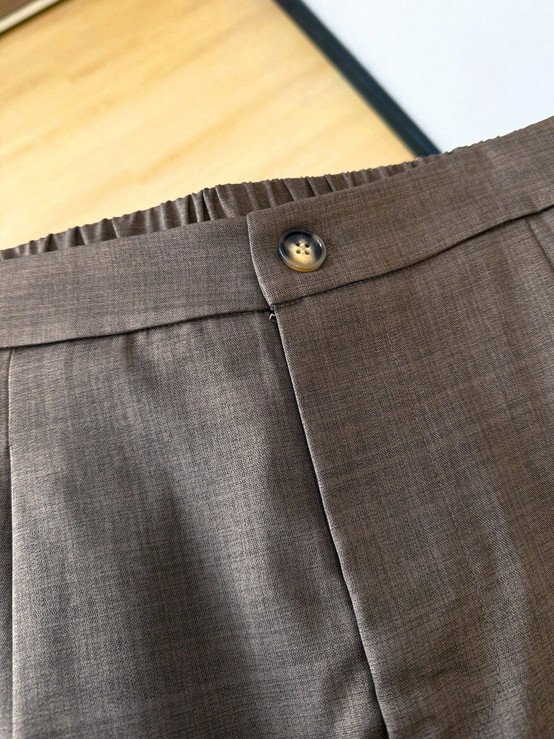 Pantalon de costum SHEIN, maro