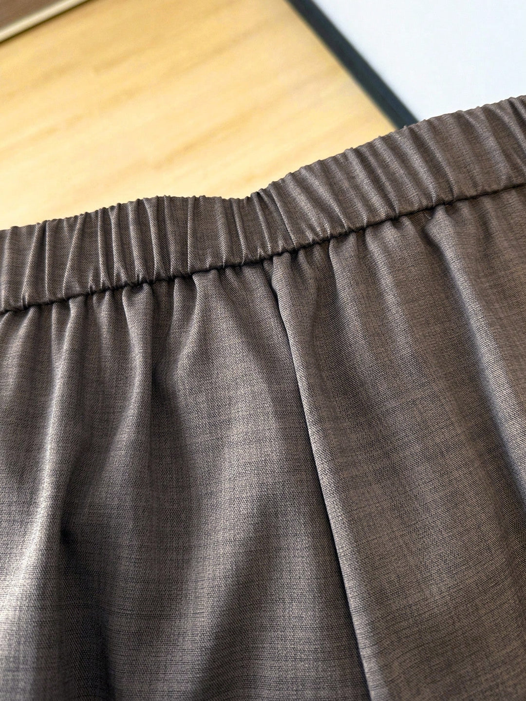 Pantalon de costum SHEIN, maro