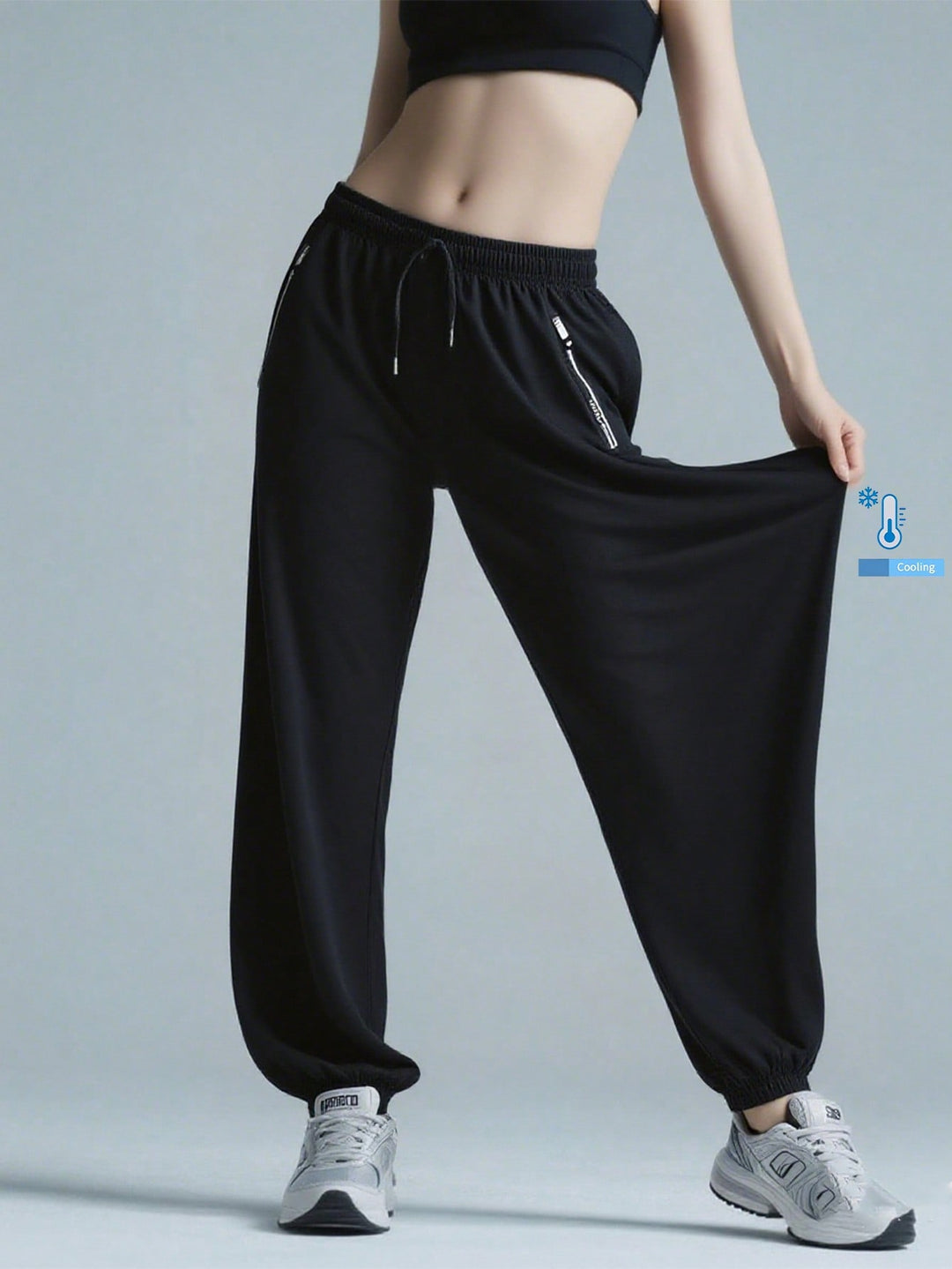 Pantaloni SHEIN, negru
