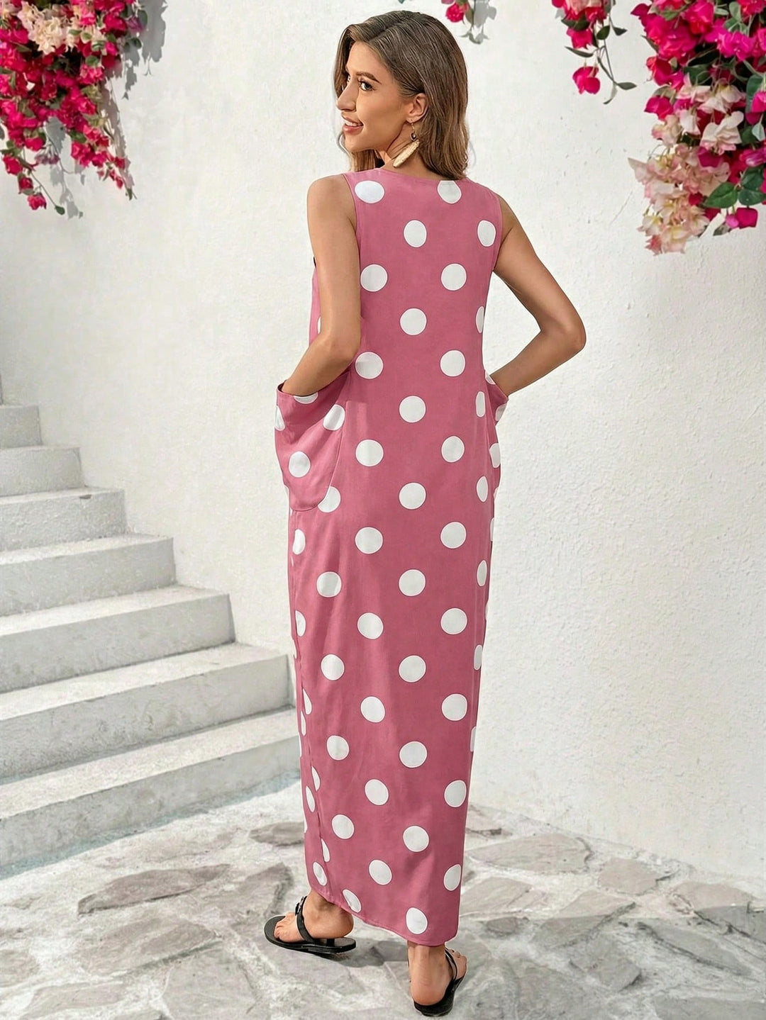 Rochie maxi SHEIN, roz