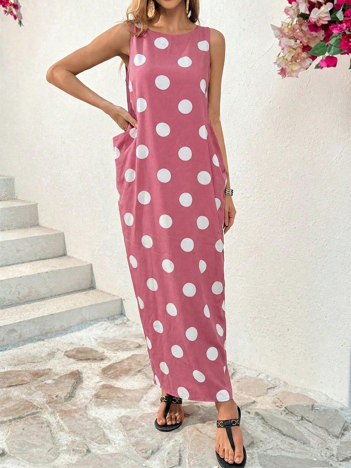 Rochie maxi SHEIN, roz