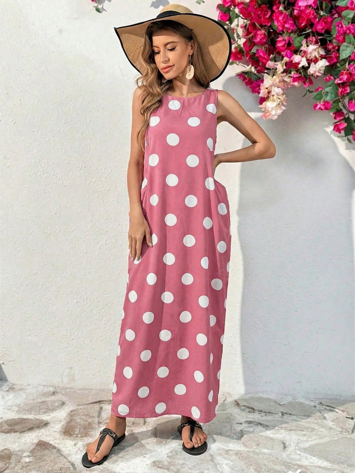 Rochie maxi SHEIN, roz