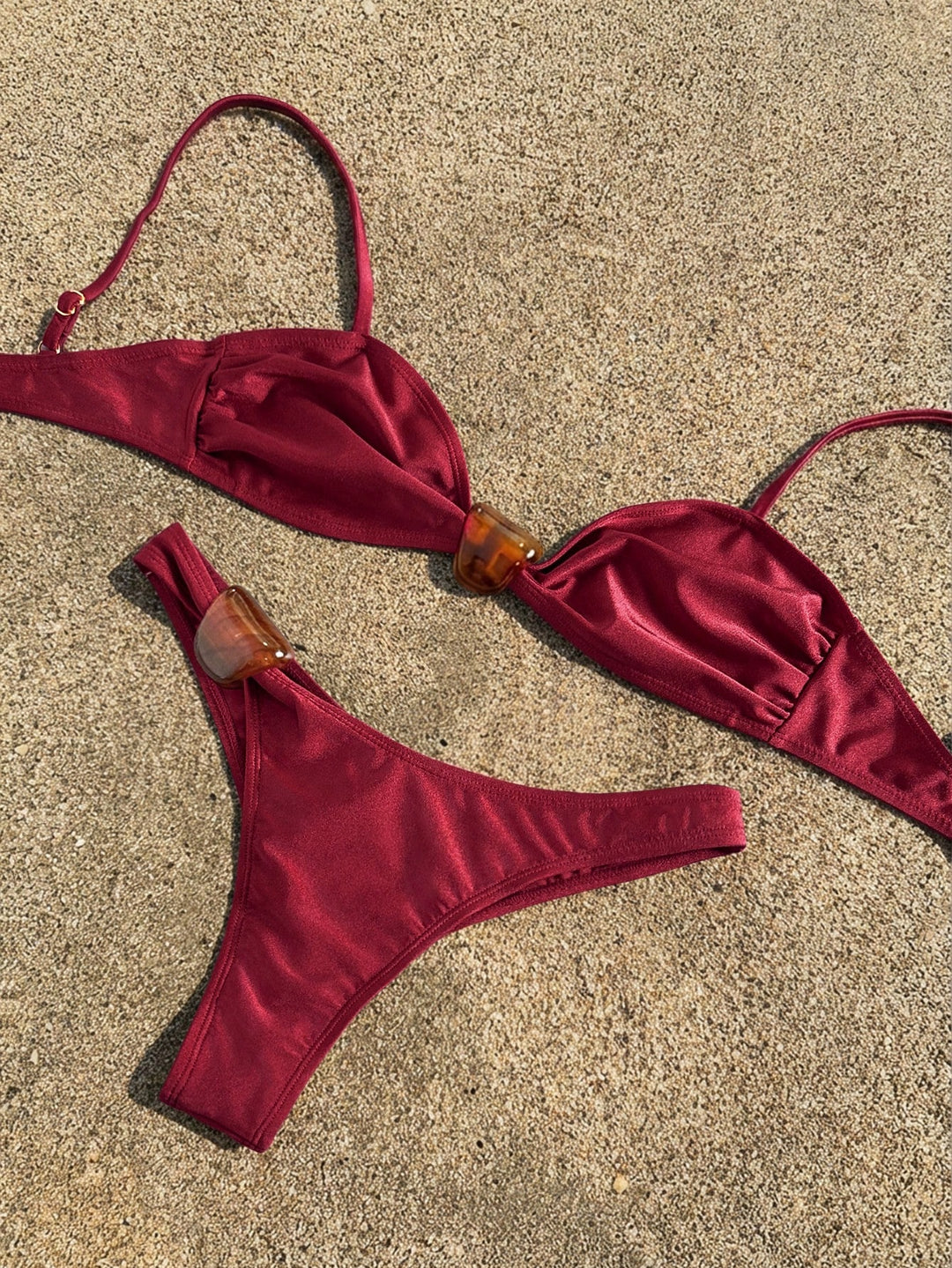 Set bikini SHEIN, vișiniu