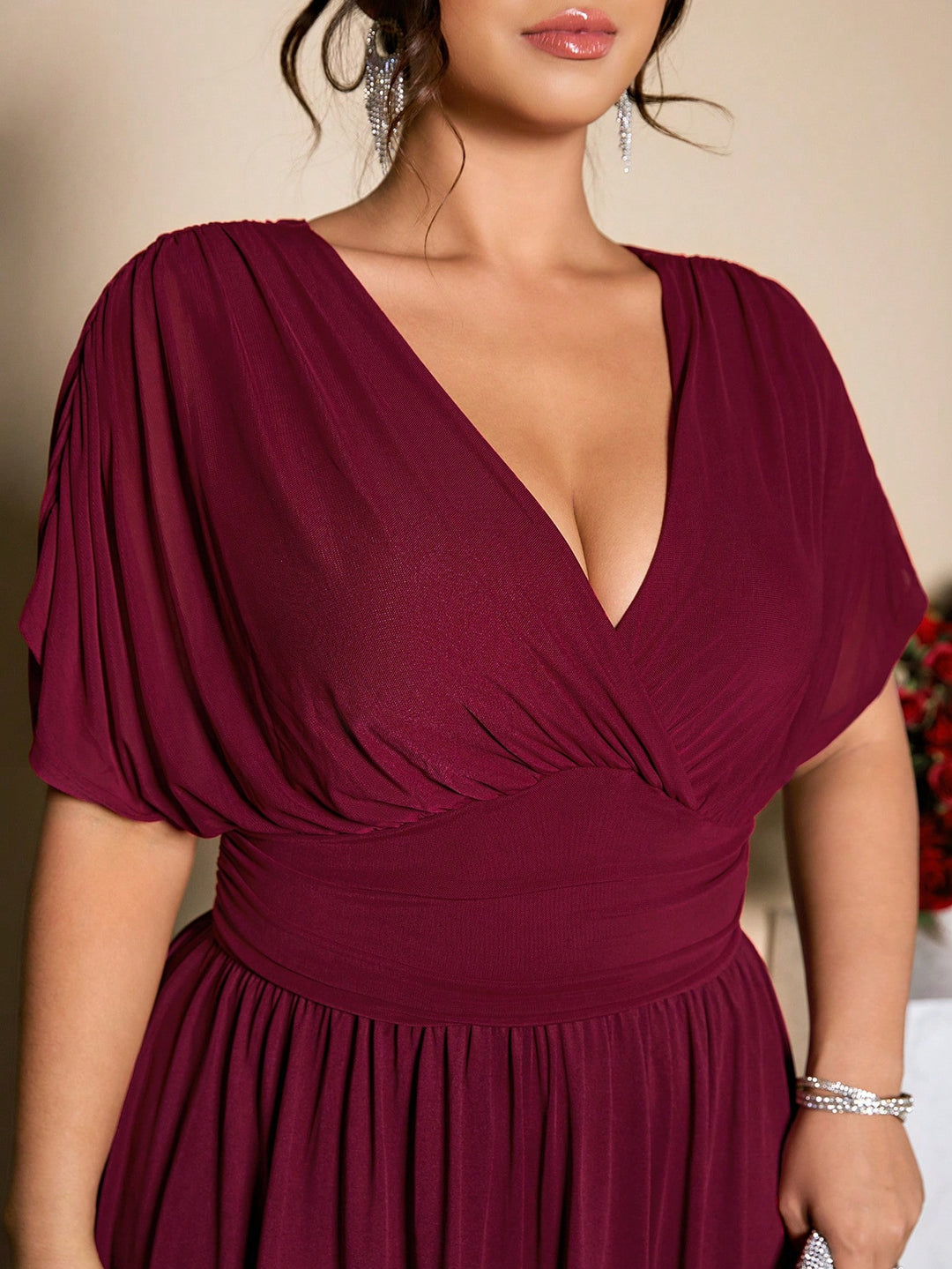 Rochie SHEIN, vișiniu