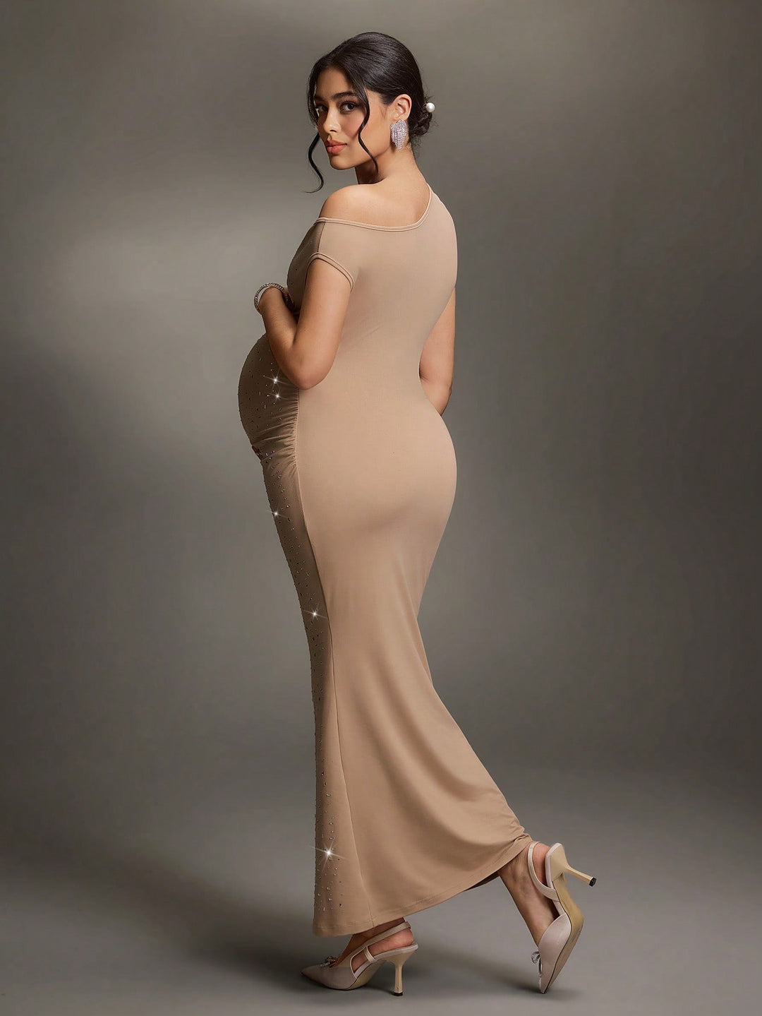 Rochie de maternitate SHEIN, portocaliu