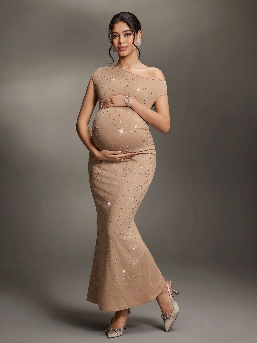 Rochie de maternitate SHEIN, portocaliu