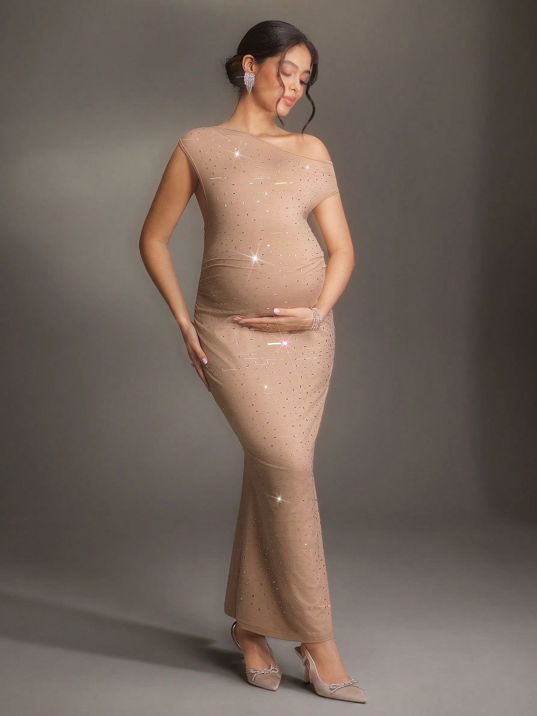Rochie de maternitate SHEIN, portocaliu