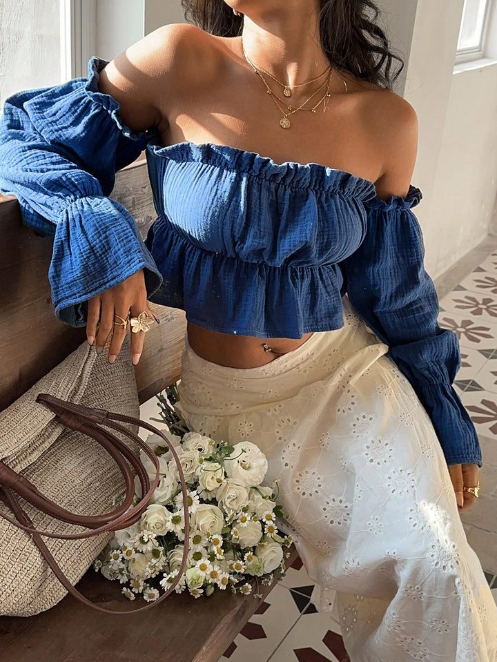 Top SHEIN, albastru