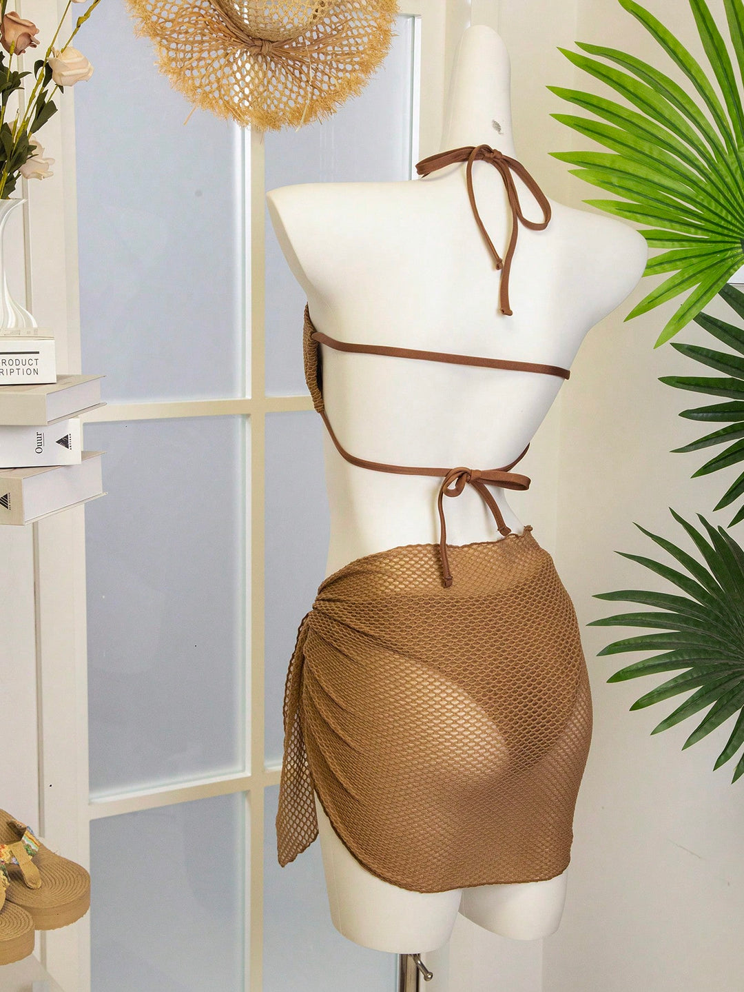 Set bikini SHEIN, bej