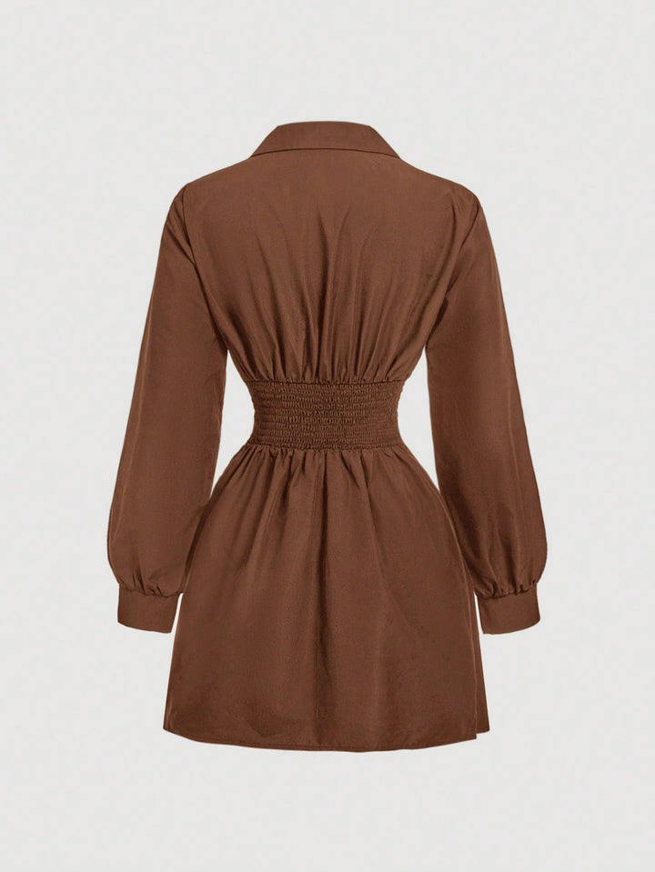Rochie mini SHEIN, maro