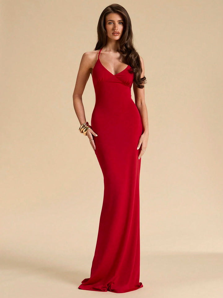 Rochie maxi SHEIN, roșu