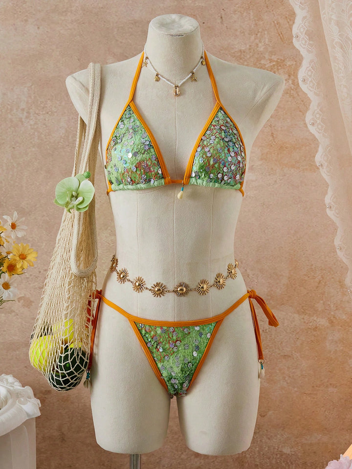 Set bikini SHEIN, mix culori