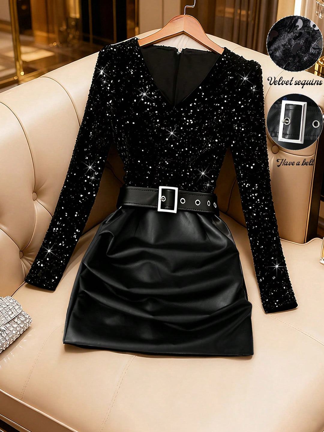 Rochie midi SHEIN, negru