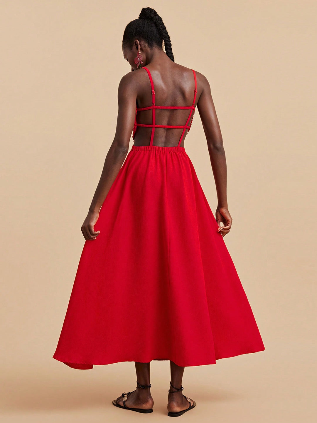 Rochie maxi SHEIN, roșu