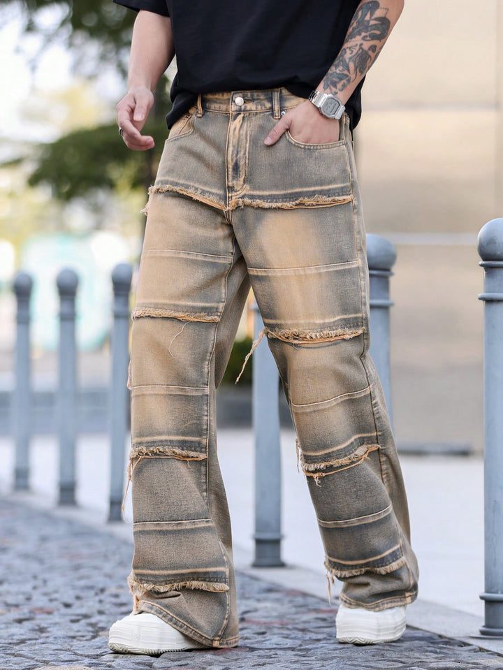 Jeans SHEIN, portocaliu