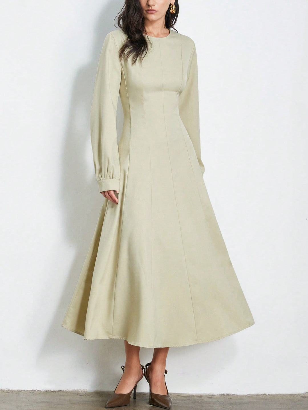 Rochie maxi SHEIN, gri