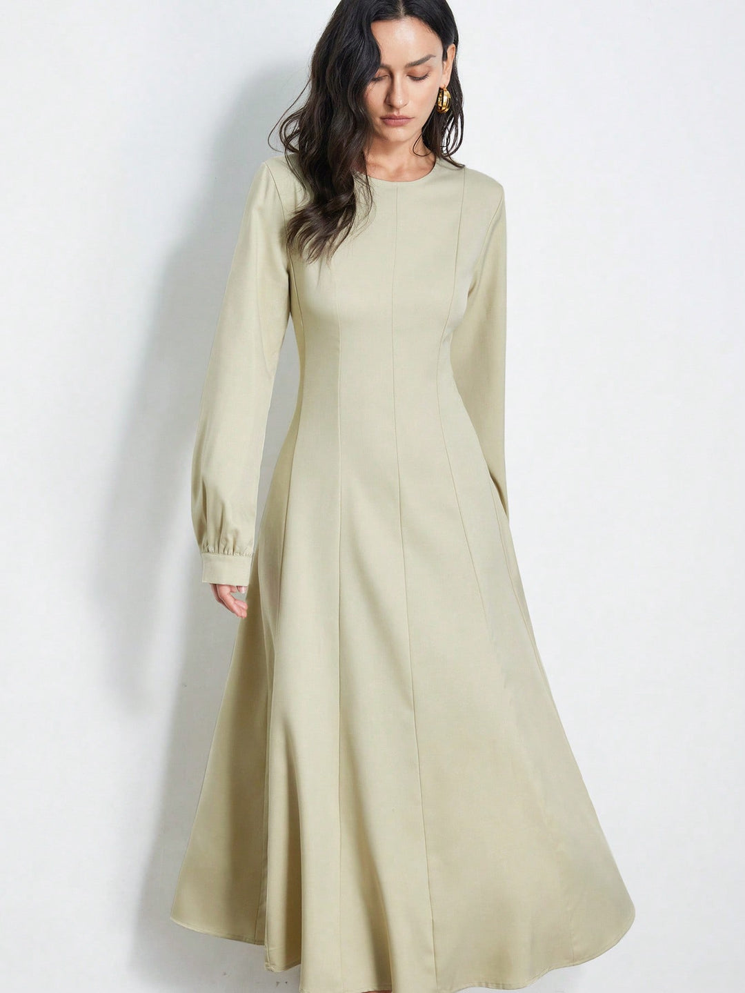 Rochie maxi SHEIN, gri