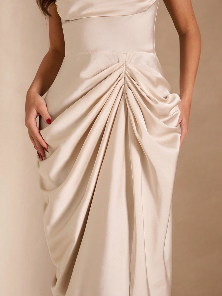 Rochie midi SHEIN, portocaliu